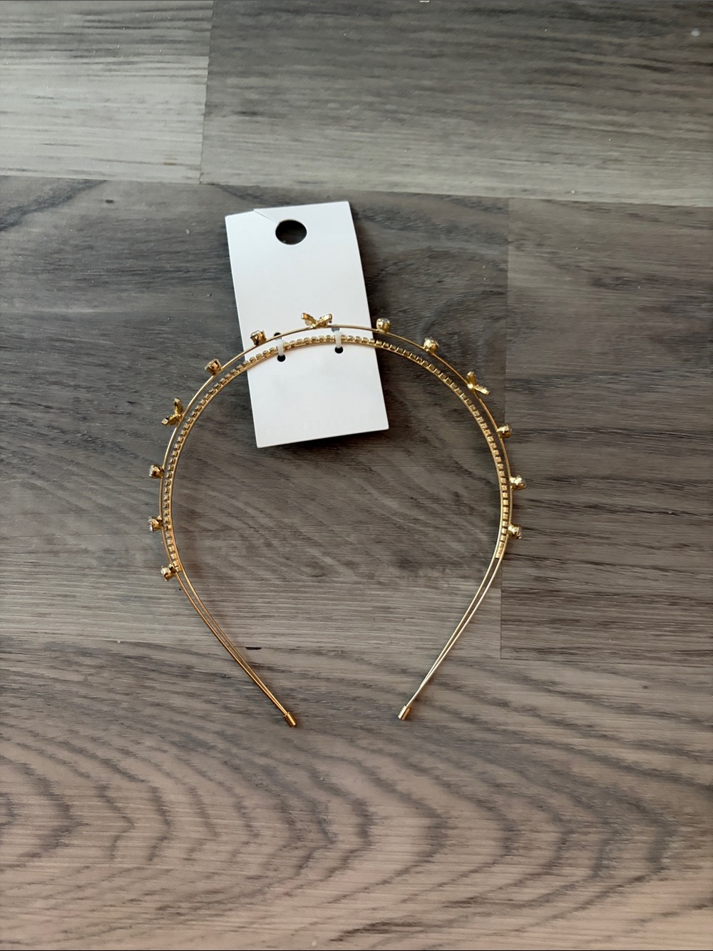 Forever 21 Gold Decorative Beaded Headband